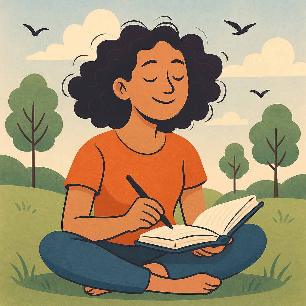 Calm writing environment